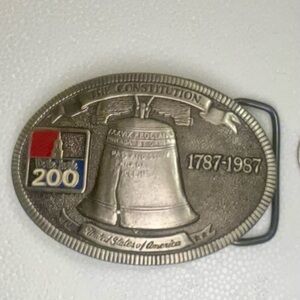 Vintage Official Commemorative Buckle 
200th Anniversary Celebration